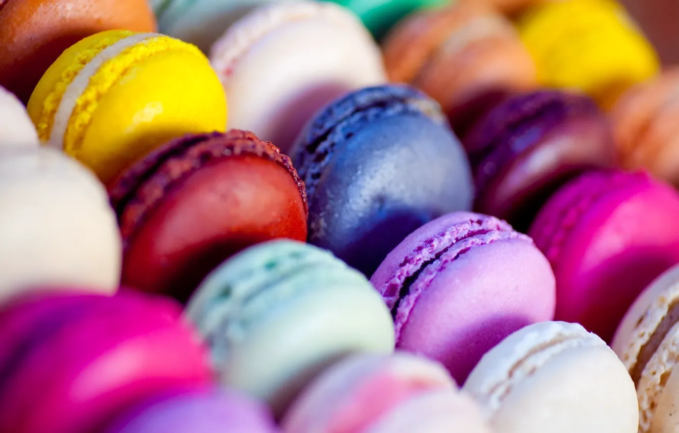 Фото обои colorful, печенье, питание, красочные, food, macaroon, миндальное печенье