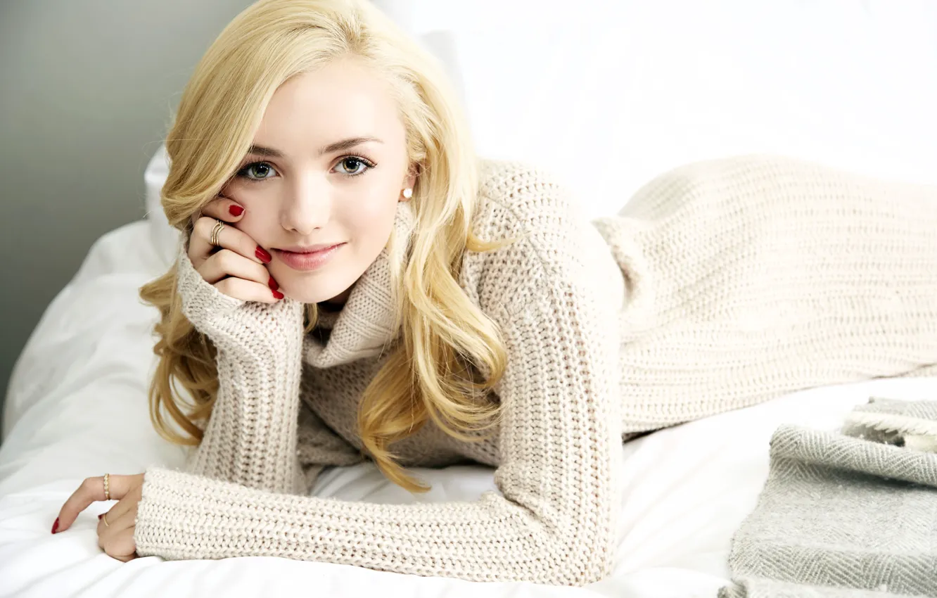 Фото обои девушка, актриса, блондинка, teen, Peyton Roi List