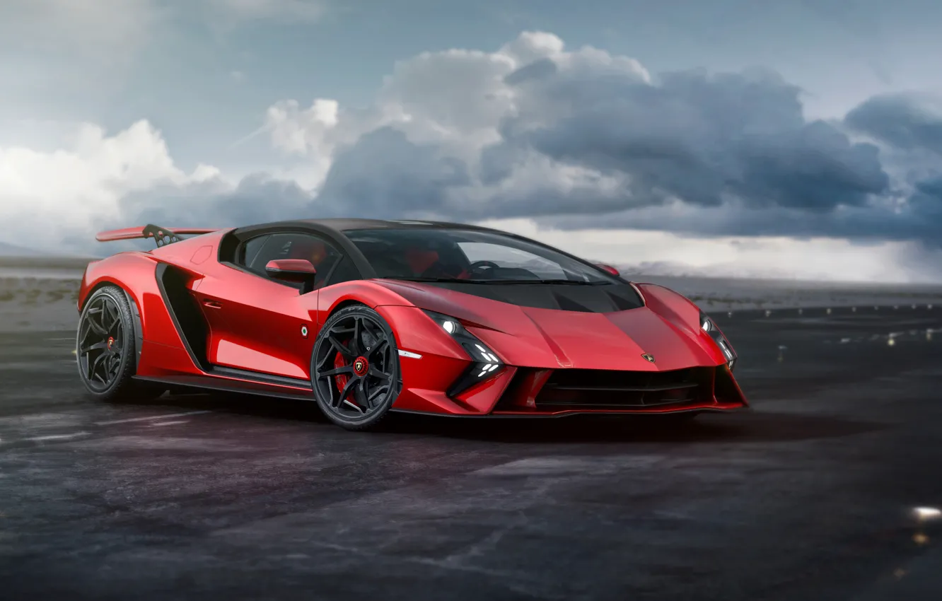 Фото обои Lamborghini, modern, beautiful, Lamborghini Invencible, Invencible