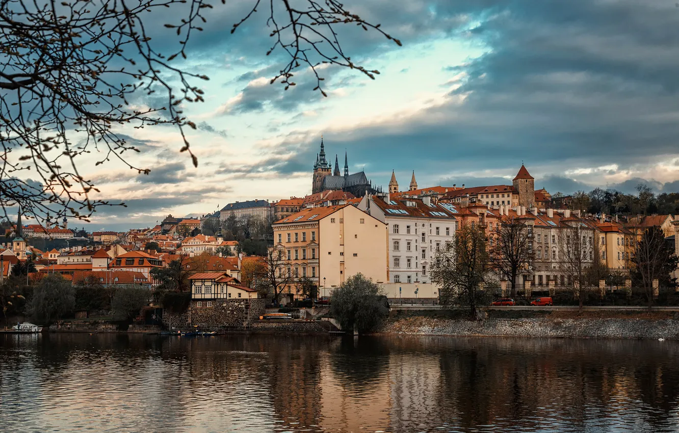 Фото обои замок, Прага, Чехия, Deliberation
