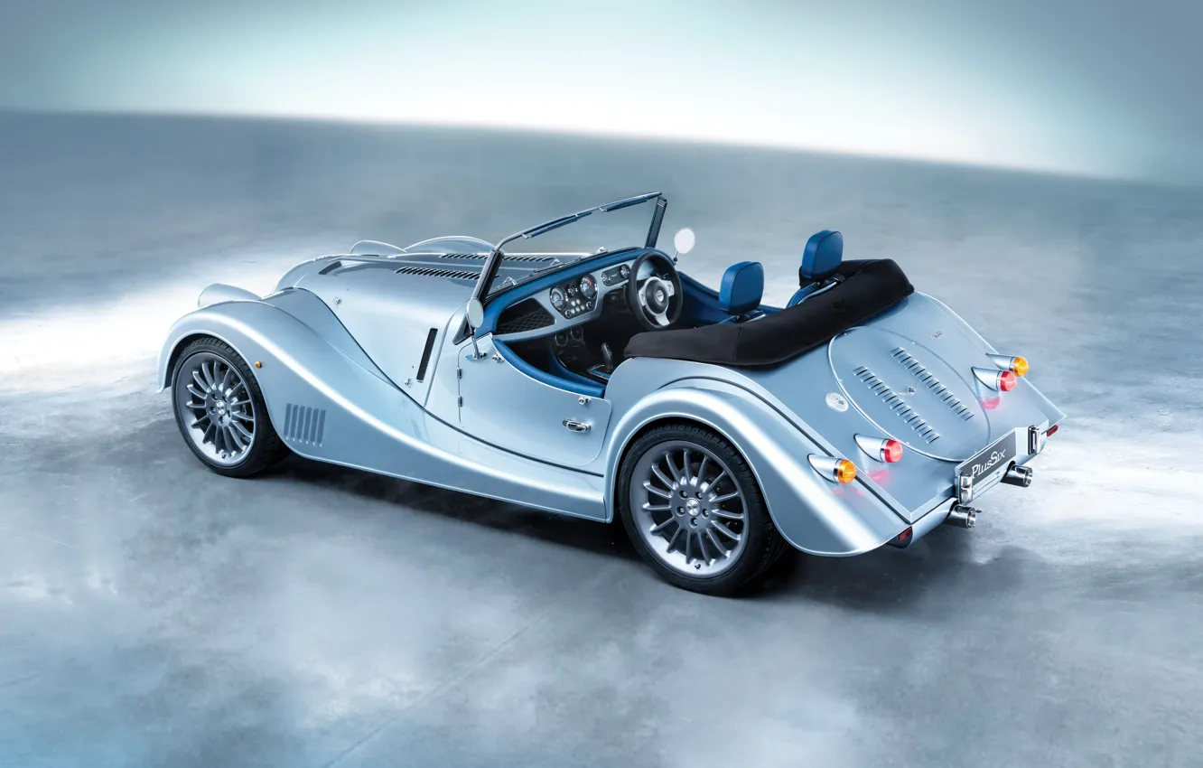 Фото обои Roadster, Родстер, Сбоку, Sports car, Спортивный автомобиль, Morgan Motor Company, Morgan Plus Six