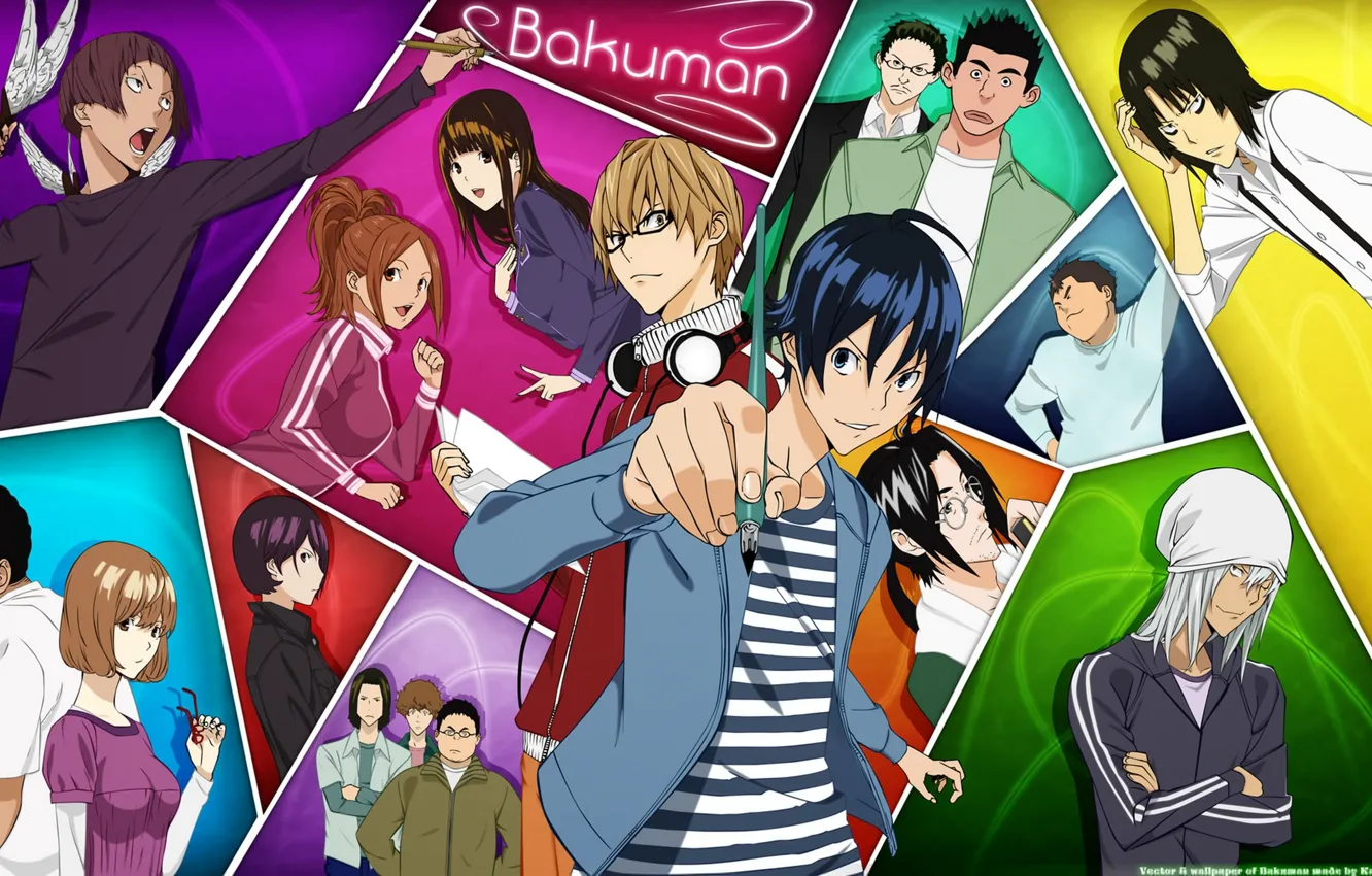 Фото обои anime, manga, Bakuman