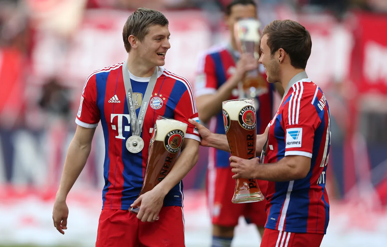 Фото обои Bundesliga, Toni Kroos, FC Bayern Munich, Gotze, Allianz