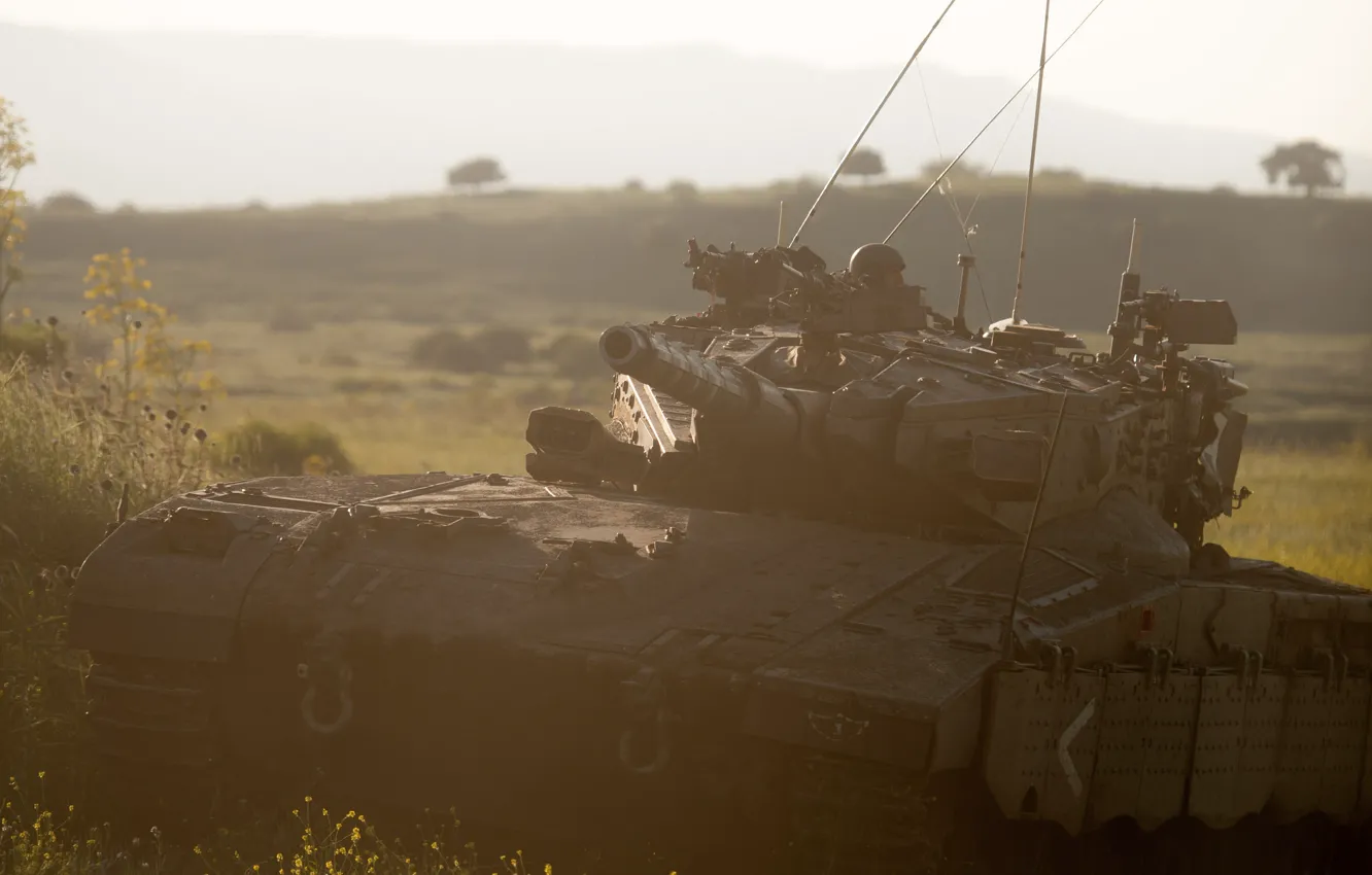 Фото обои танк, боевой, Меркава, основной, Израиля, Merkava-IIID