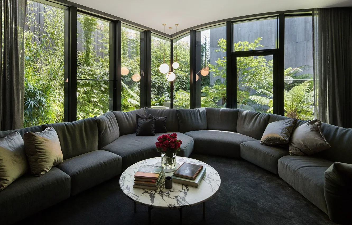 Фото обои дизайн, стиль, комната, интерьер, Австралия, форма, Melbourne, гостиная