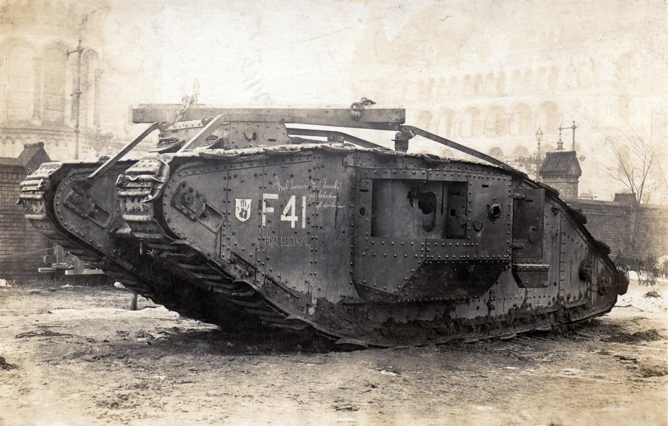 Фото обои войны, танк, British, времен, Mk-IV, первой мировой