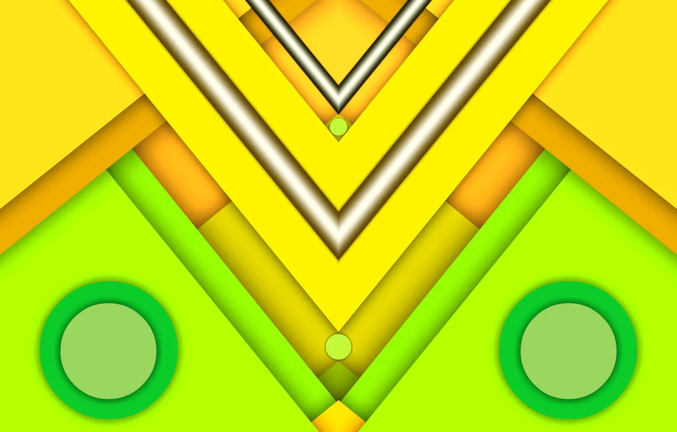 Фото обои круги, тень, треугольник, слой