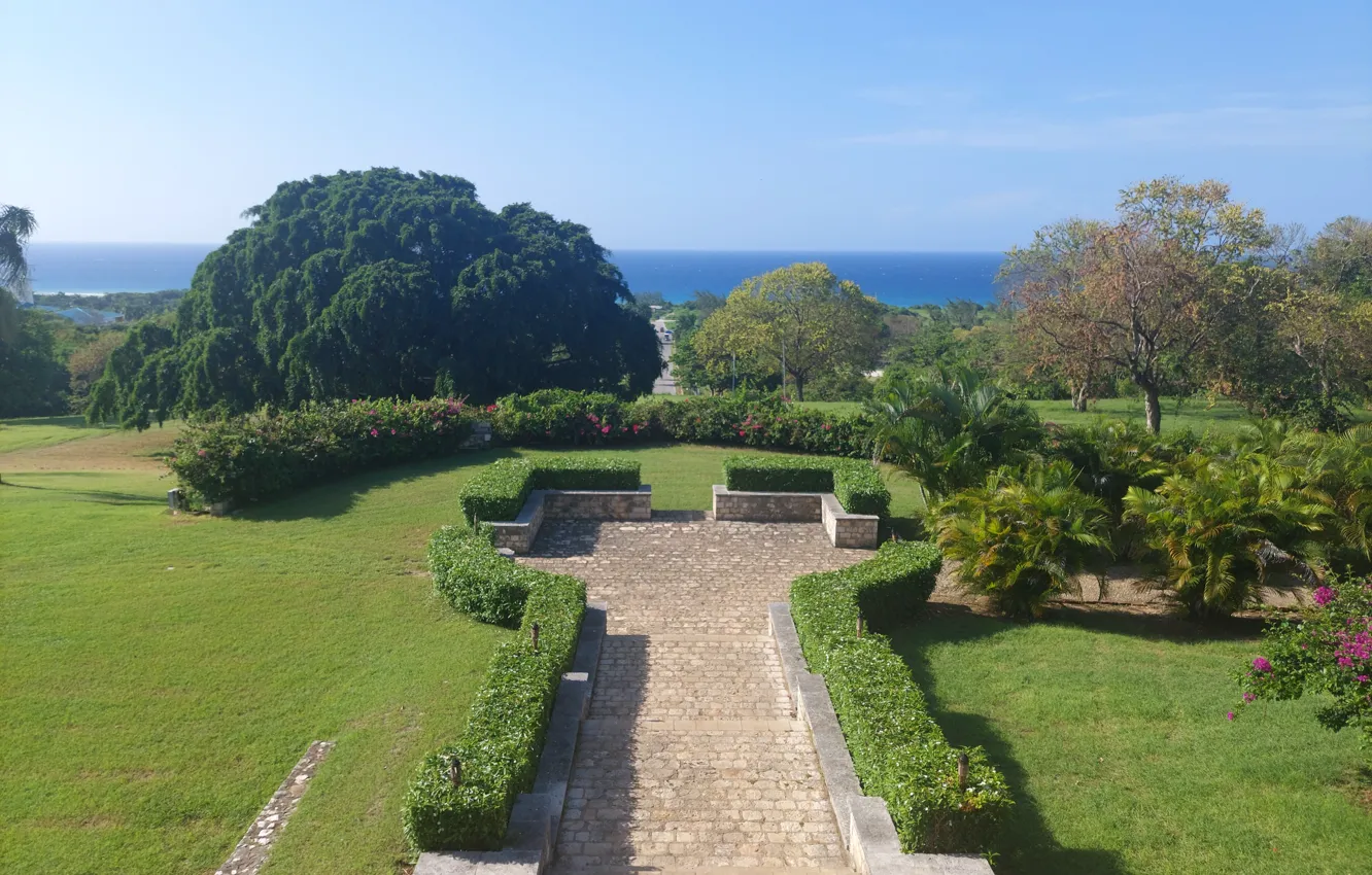 Фото обои Parks & recreation Jamaica, Historical site Jamaica Montego Bay, Rose Hall Jamaica