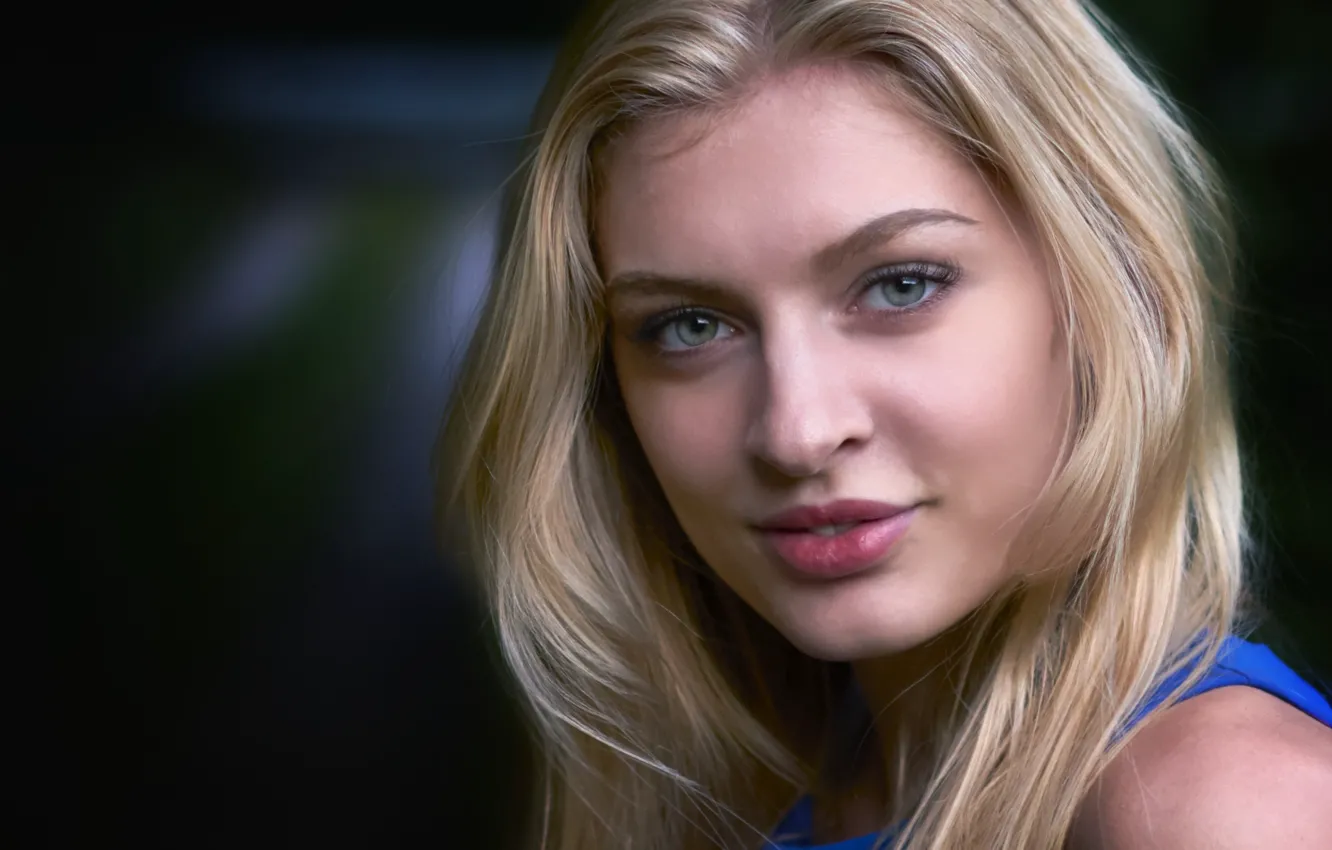 Фото обои взгляд, лицо, фон, красотка