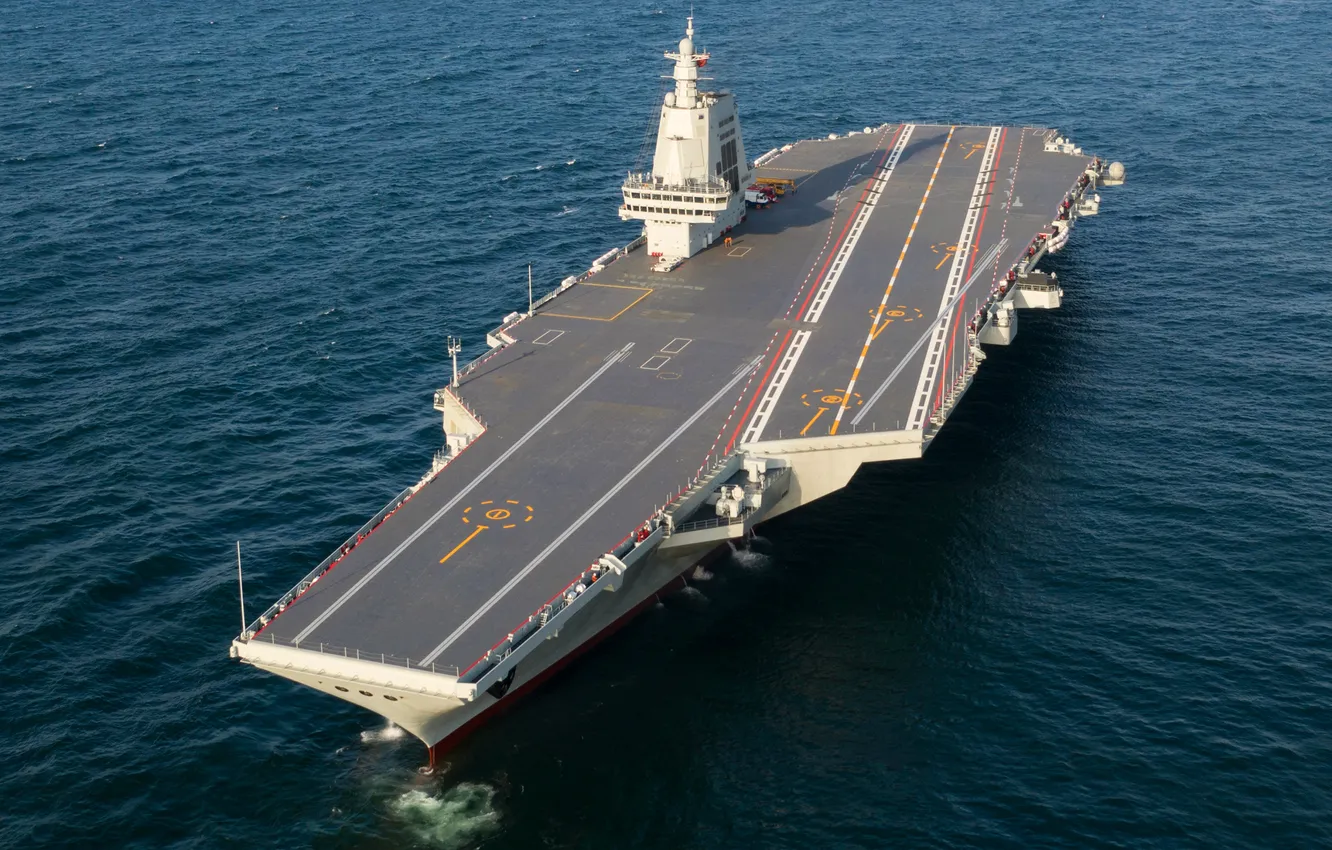 Фото обои Китай, авианосец, Fujian