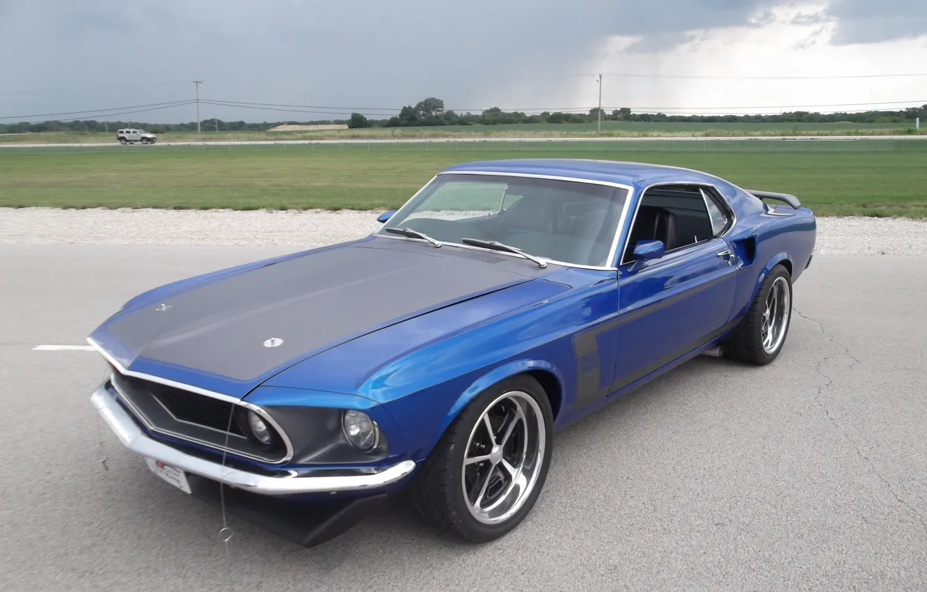 Фото обои Mustang, Ford, 1969