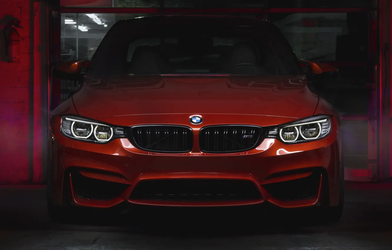 Фото обои BMW, Front, RED, F80