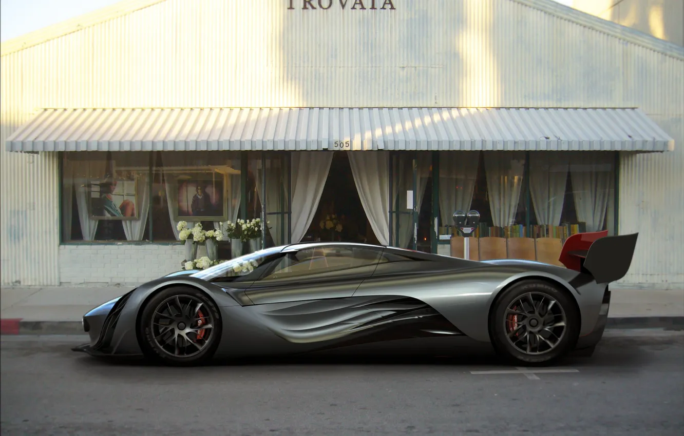 Фото обои Concept, 2008, суперкар, Mazda, supercar, Концепт-кар, Furai, Mazda Furai Concept