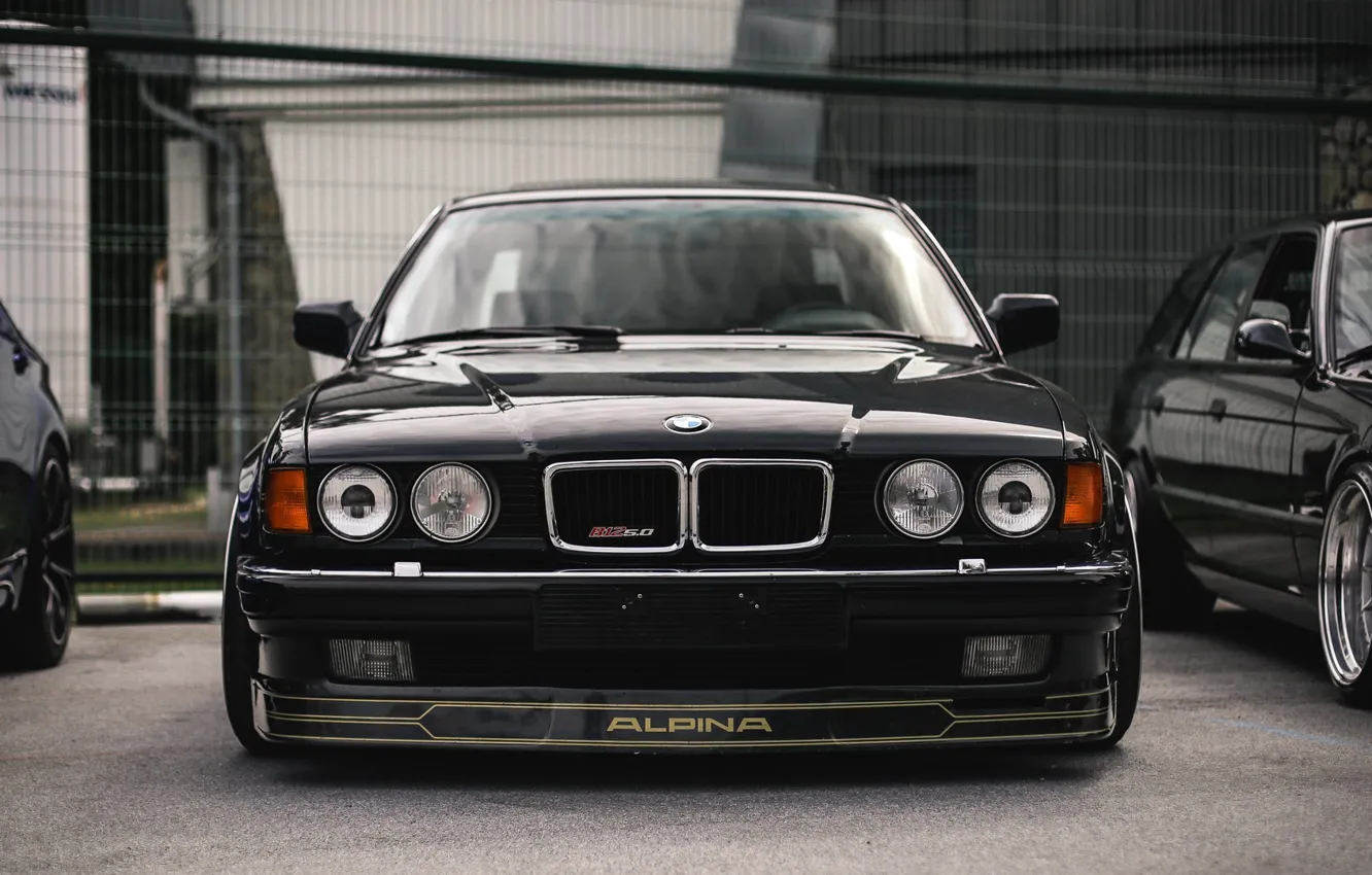 Фото обои BMW, ALPINA, E32, B12 5.0