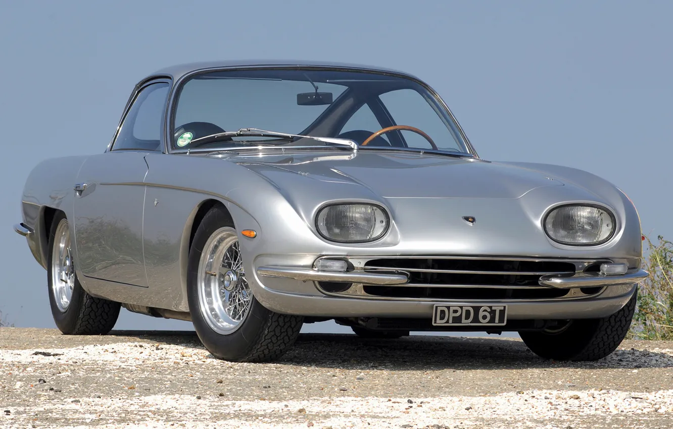 Фото обои Lamborghini, 1964, 350, Silver
