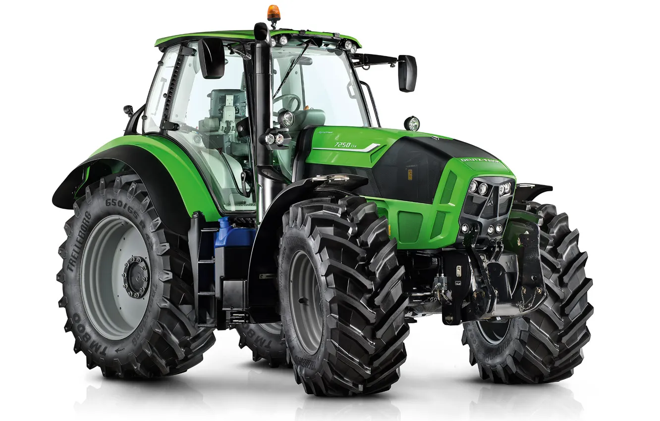 Фото обои wallpaper, tractor, farming, deutzfahr, 7250