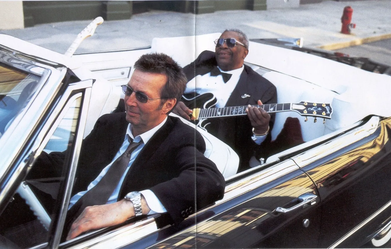 Фото обои songwriter, Riley B. King, bb king, eric clapton, Electric blues, American blues guitarist