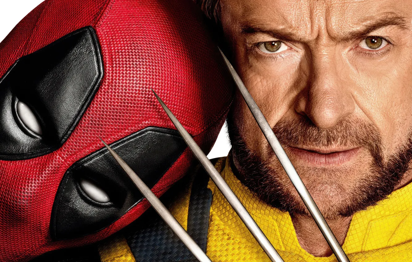 Фото обои Райан Рейнольдс, Ryan Reynolds, постер, Wolverine, Hugh Jackman, Logan, Хью Джекман, Deadpool