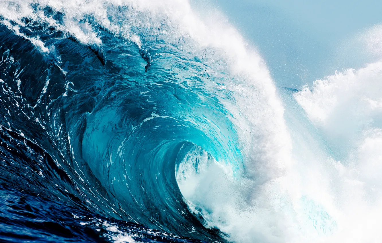 Фото обои океан, волна, wave