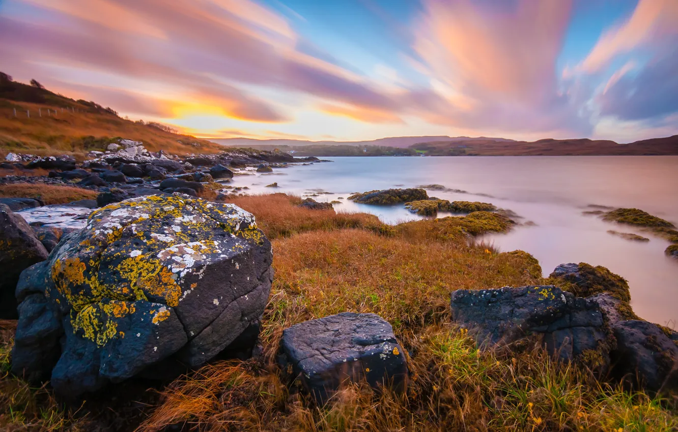 Фото обои Шотландия, Scotland, Isle of Skye, Скай, Flashader