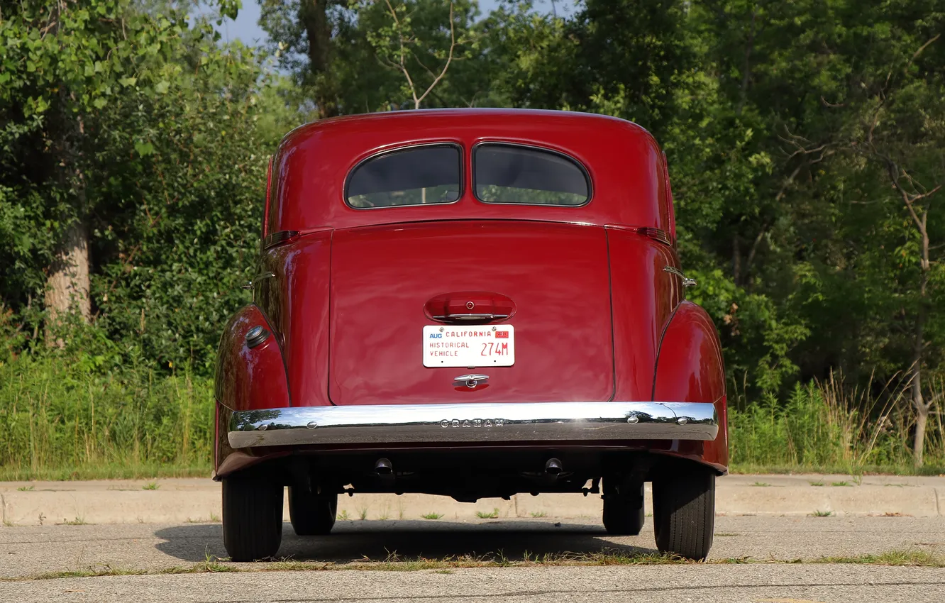 Фото обои ретро автомобили, Sedan, 1939, retro cars, Custom Supercharged, Graham Model 97, Graham Model 97 Custom …