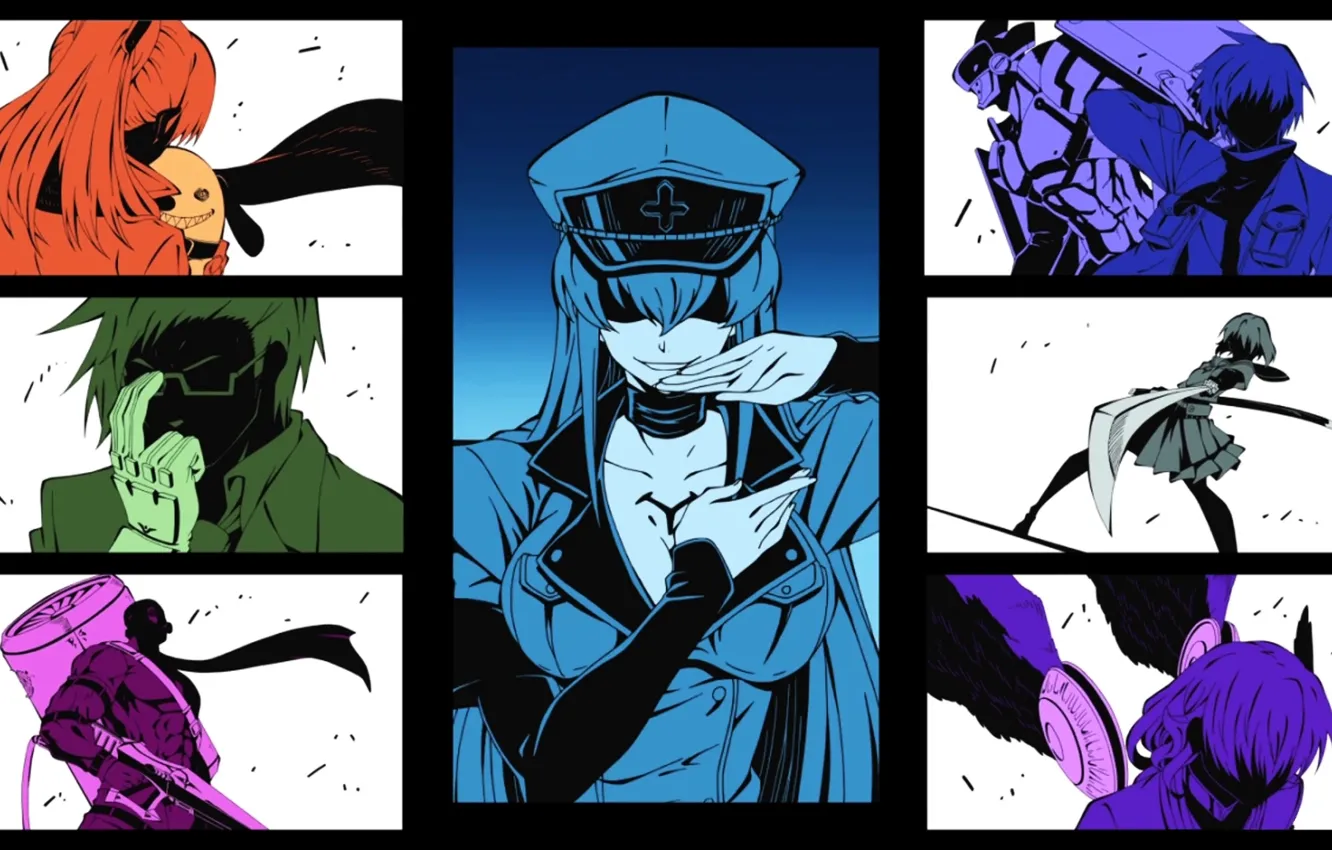 Фото обои jaegers, Wave, Run, Akame ga kill, Kurome, убийца Акаме, Esdeath, Seryu