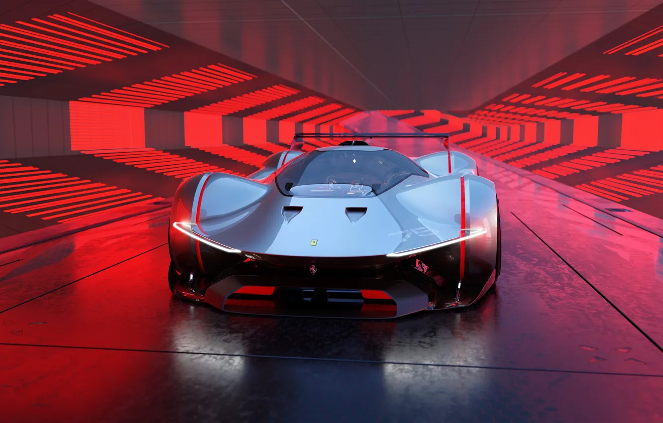 Фото обои Ferrari, Vision, Gran Turismo, Ferrari Vision Gran Turismo