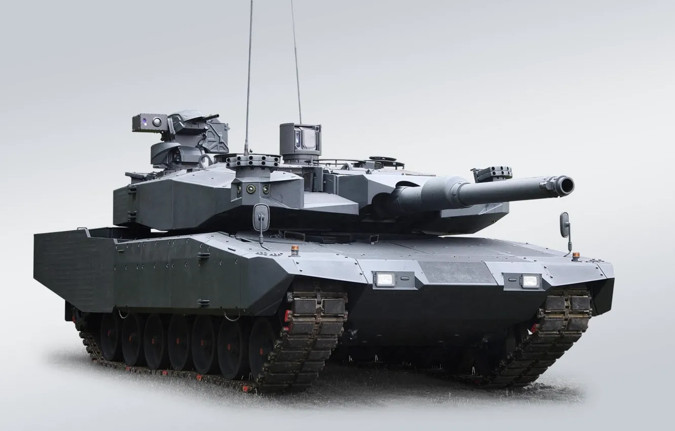 Фото обои танк, German Main Battle Tank, Leopard II, Revolution II