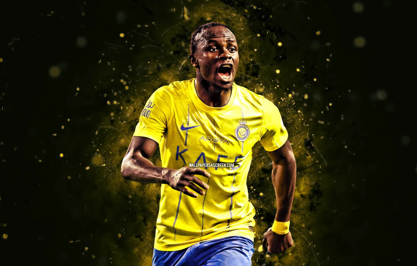 Фото обои Football, Soccer, Saudi Arabia, Mane, Senegal, Al-Nassr, Al Nassr, Sadio Mane
