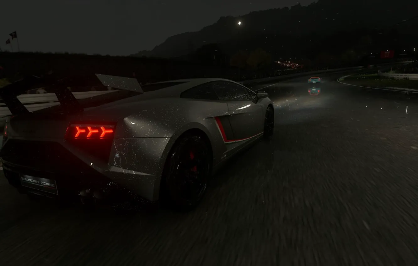 Фото обои Lamborghini, Gallardo, ps4, Squadra Corse, Driveclub, playstation 4