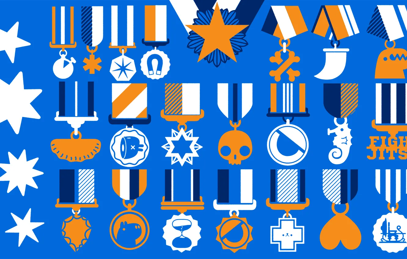 Фото обои знак, звезда, юмор, текстура, награда, медаль, прикол, орден