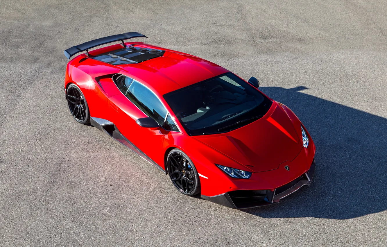 Фото обои авто, красный, Lamborghini, Novitec, Torado, Huracan, LP 580-2