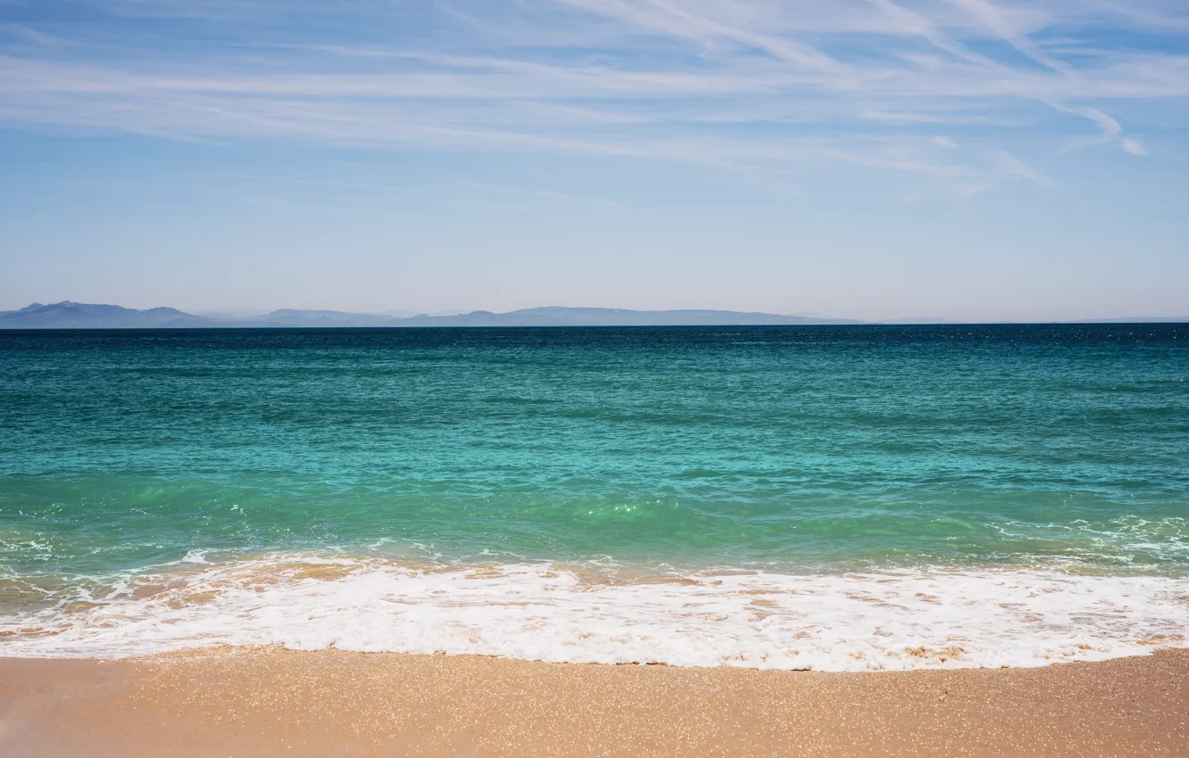 Фото обои песок, море, волны, пляж, лето, summer, beach, sea