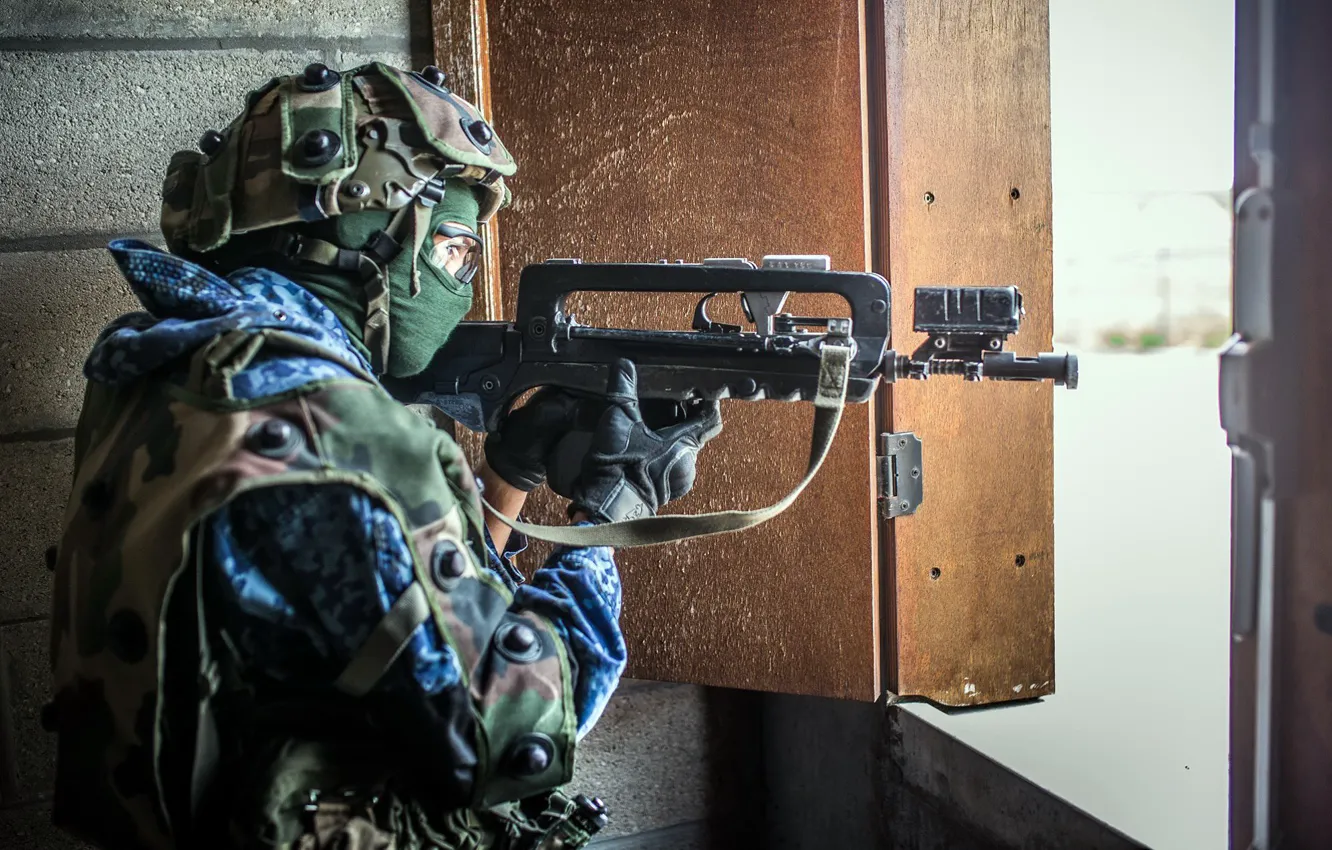Фото обои оружие, армия, солдат, French Army