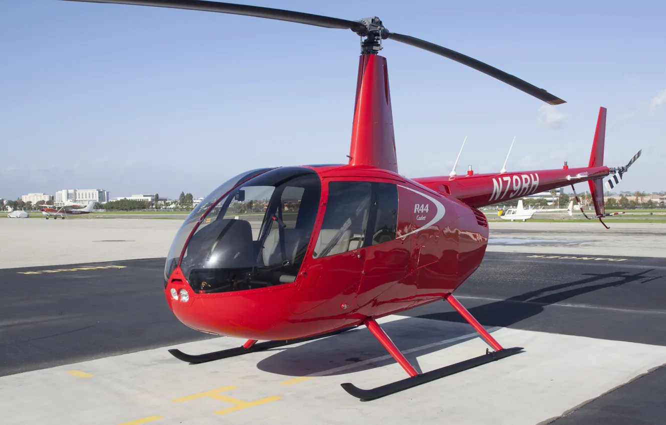 Фото обои красный, Авиация, Helicopter, Вертолёт, RED