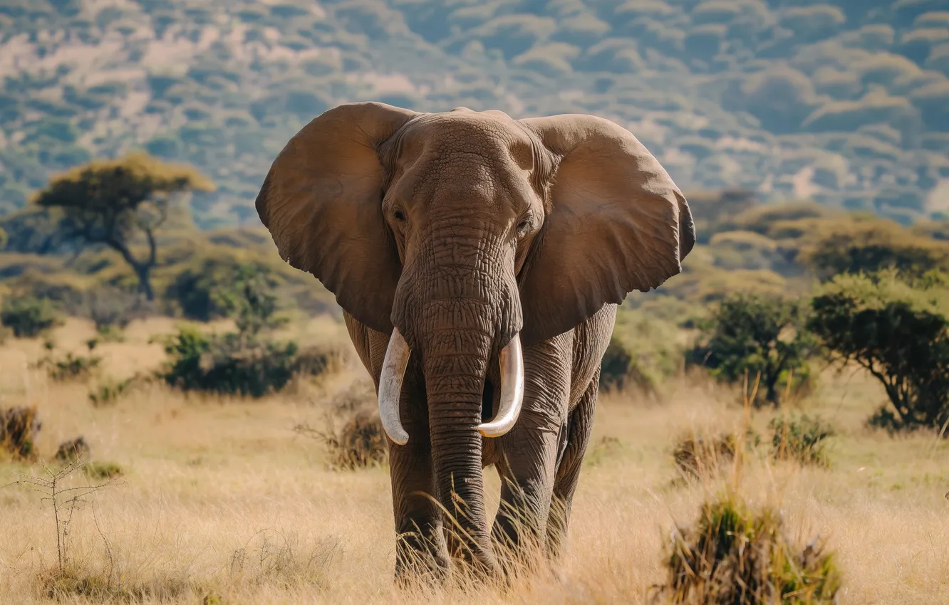 Фото обои Africa, elephant, mammal