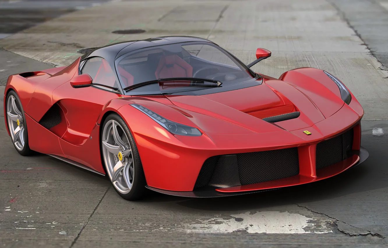 Фото обои графика, Ferrari, Гиперкар, LaFerrari, dangeruss, гибридный суперкар, F70/F150