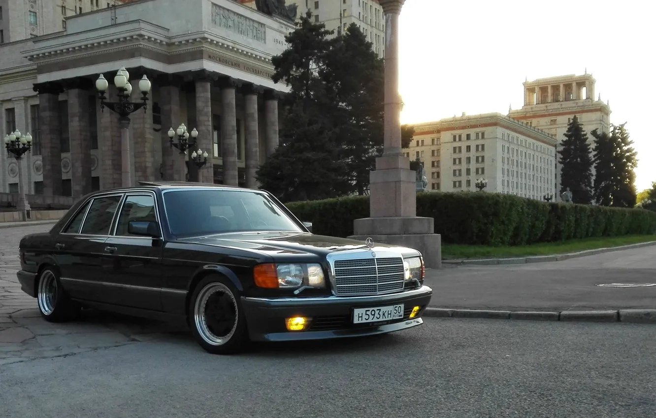 Фото обои mercedes-benz, w126, 560 sel amg