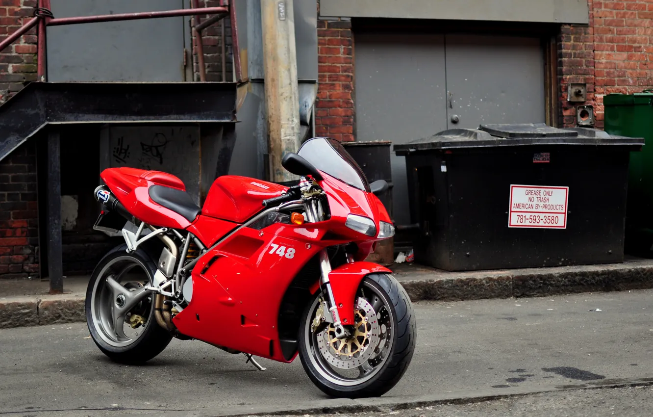 Фото обои Ducati, 748, Desmoquattro