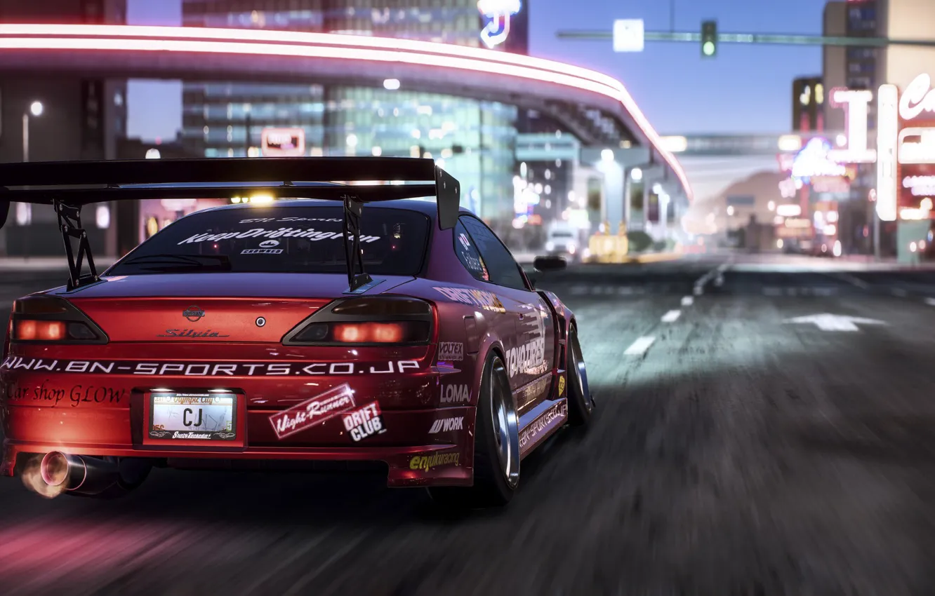 Фото обои Silvia, Nissan, NFS, tuning, Electronic Arts, Need For Speed Payback