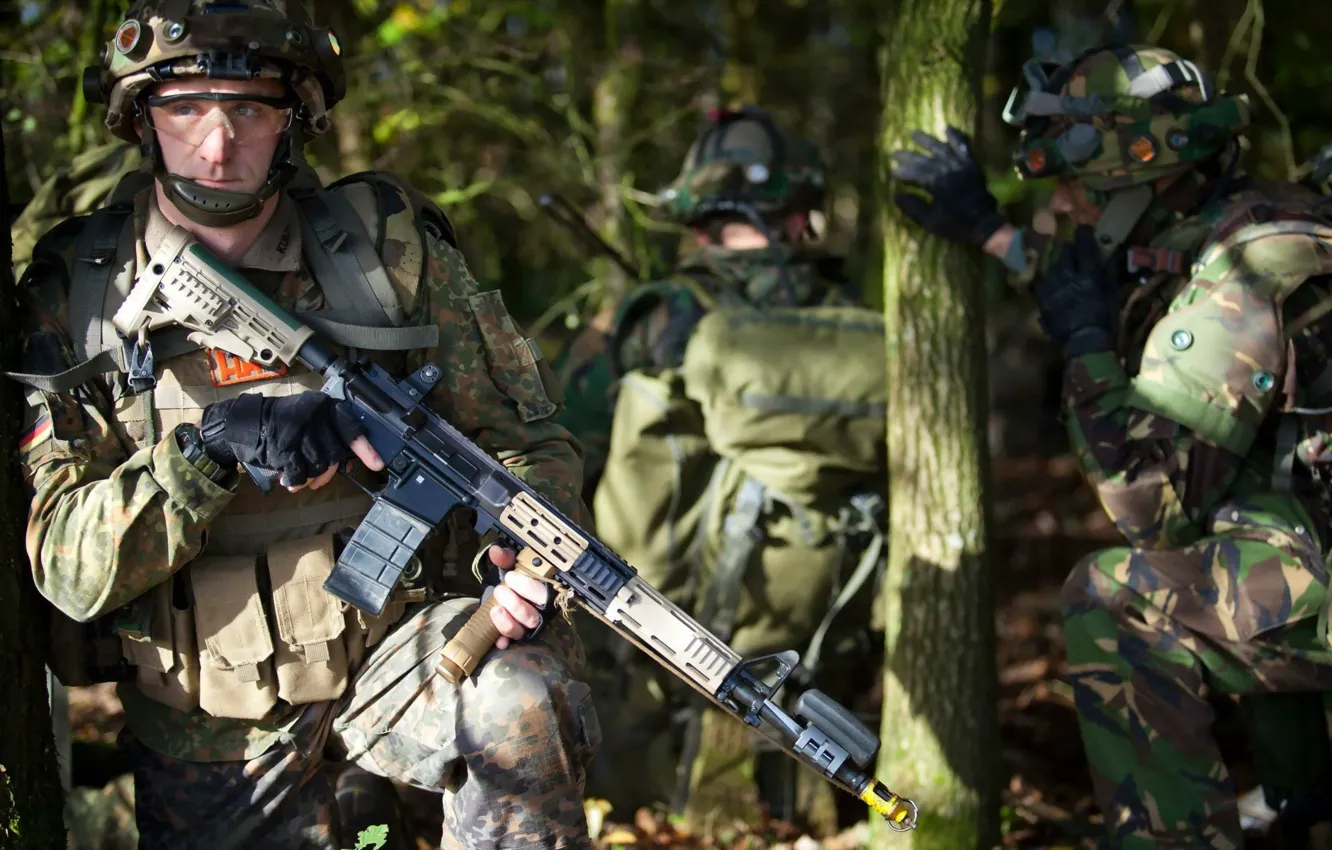 Фото обои оружие, солдаты, Royal Netherlands Army