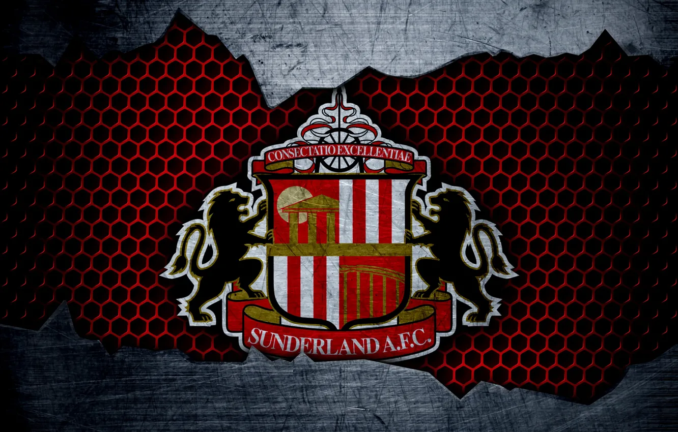 Фото обои wallpaper, sport, logo, football, Sunderland