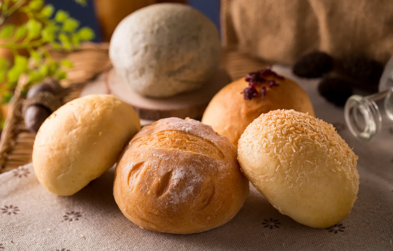 Фото обои хлеб, выпечка, булочки