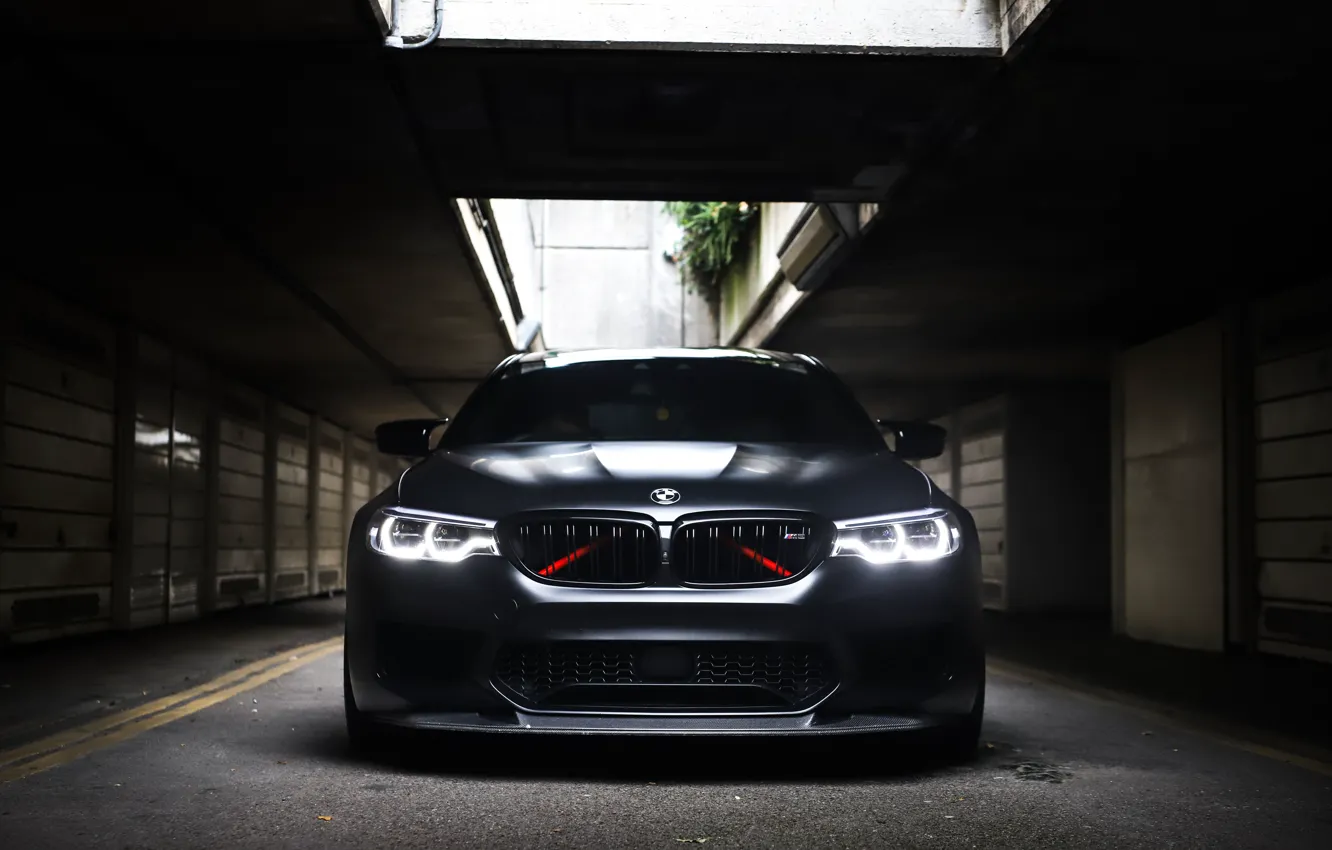 Фото обои BMW, Light, Front, Bridge, Black, Face, Sight, LED