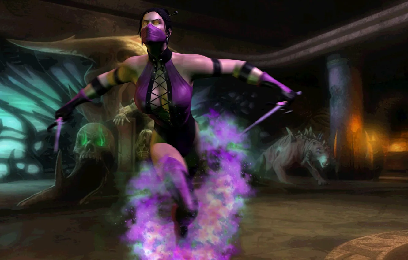 Фото обои Mortal Kombat, Milena, doppelganger