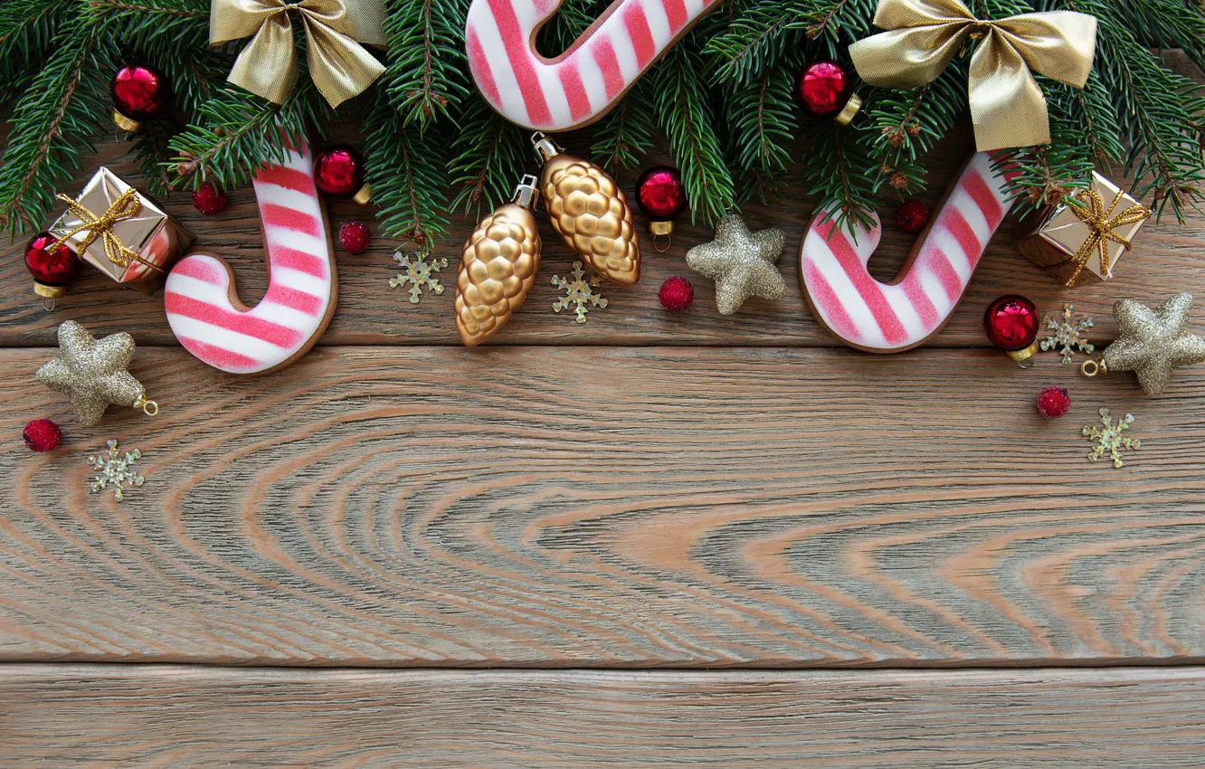 Фото обои украшения, шары, Рождество, Новый год, christmas, new year, wood, merry