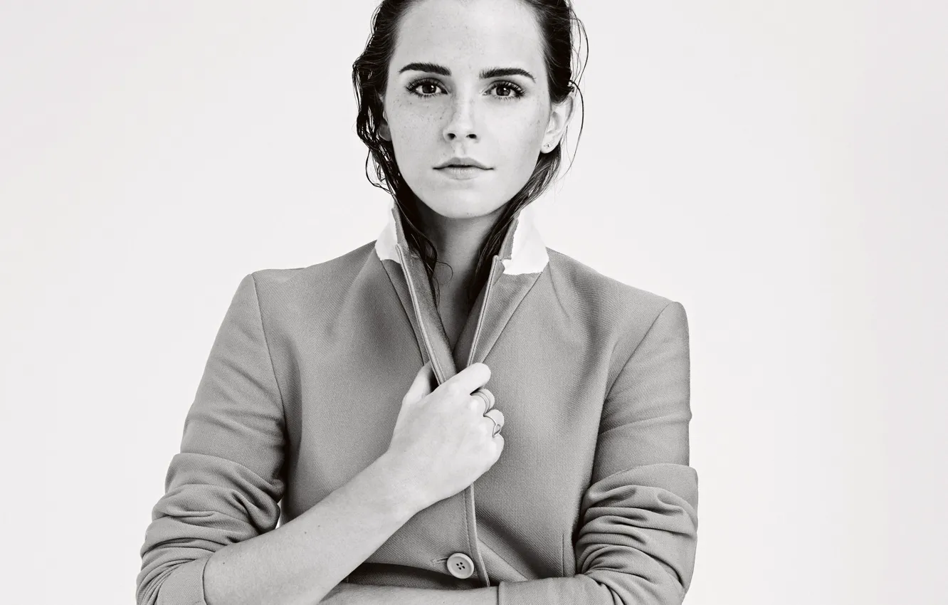 Фото обои поза, актриса, Emma Watson, знаменитость, пальто
