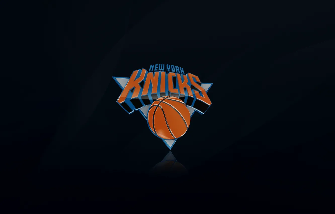 Фото обои Черный, Баскетбол, Фон, Логотип, Нью Йорк, New York, NBA, New York Knicks