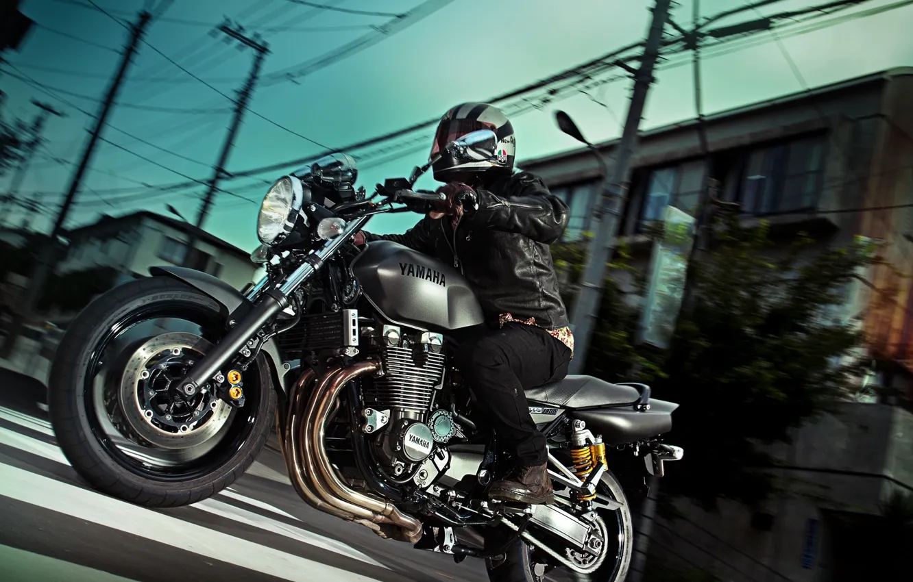 Фото обои Yamaha, motorcycle, speed, classic, Moto, xjr1300