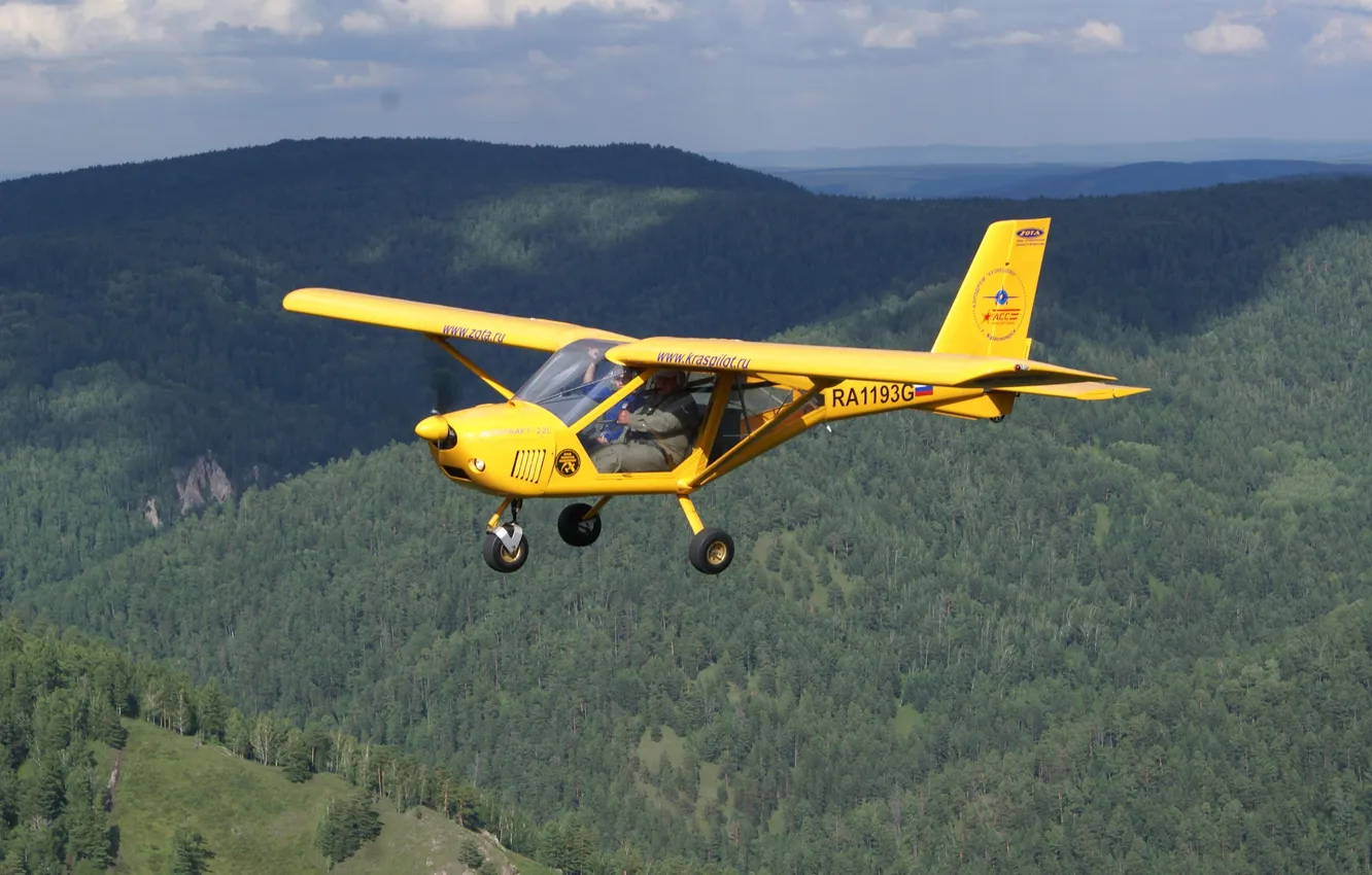 Фото обои Airplane, aviation, Aeropact a-32, light-engine